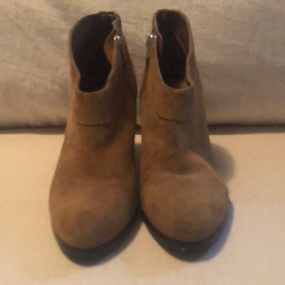 Suede Heeled Booties - Picture 2 of 3
